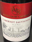 WR酒莊釀酒師珍藏赤霞珠紅葡萄酒(WR Winemaker's Reserve Cabernet Sauvignon, Languedoc-Roussillon, France)