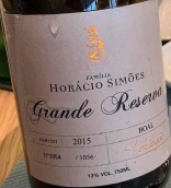 赫拉西奧西蒙斯酒莊特級珍藏波爾白葡萄酒(Horacio Simoes Grande Reserva Boal, Setubal Peninsula, Portugal)