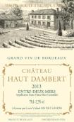 侯丹伯干白葡萄酒(Vignobles Buffeteau Chateau Haut Dambert Blanc, Entre-Deux-Mers, France)