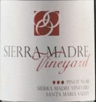 馬德雷山脈黑皮諾干紅葡萄酒(Sierra Madre Vineyard Pinot Noir, Santa Maria Valley, USA)