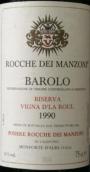 羅徹曼卓尼酒莊羅爾園珍藏巴羅洛紅葡萄酒(Podere Rocche dei Manzoni Vigna d'la Roul Riserva Barolo, Piedmont, Italy)