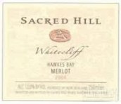 圣山峭壁系列梅洛干紅葡萄酒(Sacred Hill Whitecliff Merlot, Hawke's Bay, New Zealand)