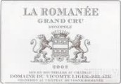 里貝伯爵酒莊（羅曼尼特級園）紅葡萄酒(Domaine du Comte Liger-Belair, La Romanee Grand Cru, France)