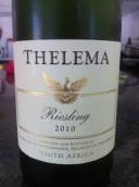 泰勒瑪酒莊雷司令白葡萄酒(Thelema Mountain Vineyards Riesling, Stellenbosch, South Africa)