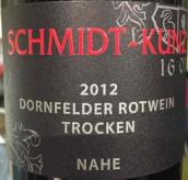 施密特干紅葡萄酒(Schmidt Kunz Dornfelder Rotwein Halbtrocken, Nahe, Germany)