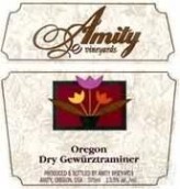 阿米蒂瓊瑤漿干白葡萄酒(Amity Vineyards Dry Gewurztraminer, Willamette Valley, USA)