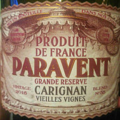 帕拉文老藤佳麗釀干紅葡萄酒(Paravent Vieilles Vignes Carignan, Languedoc-Roussillon, France)