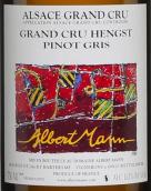 阿伯曼酒莊亨思特特級園灰皮諾半甜型白葡萄酒(Albert Mann Grand Cru Hengst Pinot Gris, Alsace Grand Cru, France)