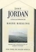 喬丹雷司令干白葡萄酒(Jordan Riesling, Stellenbosch, South Africa)