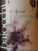 白奧奇酒莊西拉紅葡萄酒(Baiocchi Wines Syrah, California, America)