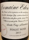 伊甸山伊甸莊園系列黑皮諾紅葡萄酒(Mount Eden Vineyards Domaine Eden Pinot Noir, Santa Cruz Mountains, USA)