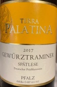 帕拉提那之地晚收瓊瑤漿白葡萄酒(Terra Palatina Gewurztraminer Spatlese, Pfalz, Germany)