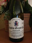 杜瓦安夏布利列級園格雷諾耶干白葡萄酒(Domaine Jean-Paul & Benoit Droin Chablis Grand Cru Grenouille, Chablis, France)