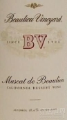 璞立酒莊大師典藏麝香甜白葡萄酒(Beaulieu Vineyard BV Maestro Collection Muscat de Beaulieu, California, USA)