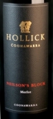 郝立克酒莊內(nèi)爾森梅洛紅葡萄酒(Hollick Neilsons Block Merlot, Coonawarra, Australia)