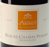 達(dá)哈瑞酒莊碧夢(mèng)（伯恩一級(jí)園）干紅葡萄酒(Domaine d'Ardhuy Champs Pimont, Beaune Premier Cru, France)