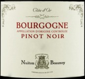 努伊顿伯诺酒庄黑皮诺红葡萄酒(Nuiton-Beaunoy Bourgogne Pinot Noir, Burgundy, France)
