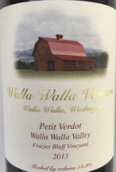 瓦拉瓦拉酒莊弗雷澤園味而多紅葡萄酒(Walla Walla Vintners Frazier Bluff Vineyard Petit Verdot, Washington, USA)