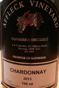 阿弗萊克酒莊 霞多麗干白葡萄酒(Affleck Vineyard Chardonnay, New South Wales, Australia)