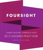 四視野黑皮諾干紅葡萄酒（未經(jīng)橡木桶）(Foursight Unoaked Pinot Noir, Anderson Valley,USA)