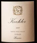 可拉酒莊珍藏西拉干紅葡萄酒(Koehler Winery Reserve Syrah, Santa Ynez Valley, USA)