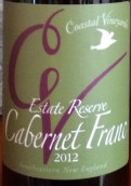 海濱酒莊莊園品麗珠干紅葡萄酒(Coastal Vineyards Estate Cabernet Franc, Massachusetts, USA)