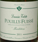 瓦萊特酒莊普伊-富賽傳統(tǒng)白葡萄酒(Domaine Valette Pouilly-Fuisse Tradition, Maconnais, France)