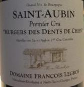 弗朗索瓦勒格羅酒莊簡丹慕格園干白葡萄酒(Domaine Francois Legros Les Murgers des Dents de Chien, Saint-Aubin Premier Cru, France)