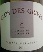 恭比埃酒莊格里維斯紅葡萄酒(Domaine Combier Clos des Grives, Crozes Hermitage, France)