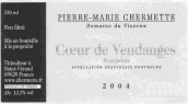 Pierre-Marie Chermette Domaine du Vissoux Coeur de Vendanges, Beaujolais, France