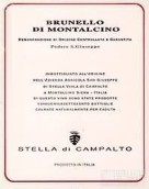 卡帕多酒莊朱塞佩農(nóng)場布魯奈羅紅葡萄酒(Stella di Campalto Podere San Giuseppe Brunello di Montalcino DOCG, Tuscany, Italy)