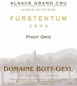 博特海爾灰皮諾干白葡萄酒(Domaine Bott-Geyl Pinot Gris Furstentum, Alsace Grand Cru, France)