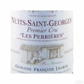 弗朗索瓦勒格羅酒莊佩利勒斯一級園干紅葡萄酒(Domaine Francois Legros Les Perrieres, Nuits-Saint-Georges Premier Cru, France)