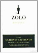 Fincas Patagonicas Zolo Reserve Cabernet Sauvignon, Uco Valley, Argentina