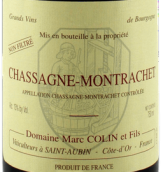 馬克·柯林父子酒莊（夏山-蒙哈榭村）紅葡萄酒(Domaine Marc Colin & Fils Chassagne-Montrachet Rouge, Cote de Beaune, France)
