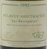 維爾戈酒莊恩斯諾（普里尼-蒙哈榭村）白葡萄酒(Verget Les Enseigneres, Puligny-Montrachet, France)