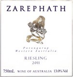 撒勒法雷司令干白葡萄酒(Zarephath Wines Riesling, Great Southern, Australia)