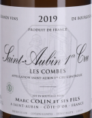 馬克·柯林父子酒莊庫姆斯（圣歐班一級園）白葡萄酒(Domaine Marc Colin Les Combes, Saint-Aubin 1er Cru, France)