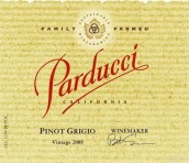 帕爾杜奇灰皮諾干白葡萄酒(Parducci Pinot Grigio, Mendocino County, USA)