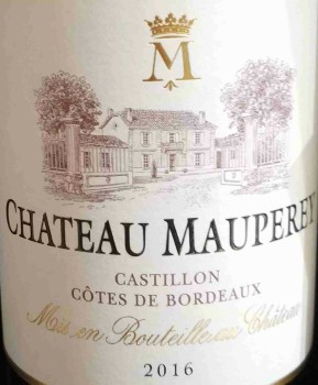 chateau mauperey, castilion cotes de bordeaux, france