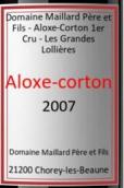 美亞父子酒莊洛雅（阿羅克斯-科爾登一級園）紅葡萄酒(Domaine Maillard Pere & Fils Les Grandes Lollieres, Aloxe-Corton 1er Cru, France)