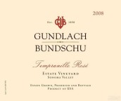 邦德舒添普蘭尼洛桃紅葡萄酒(Gundlach Bundschu Winery Tempranillo Rose, Sonoma Valley, USA)