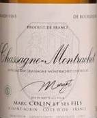 馬克·柯林摩羯園（夏山-蒙哈榭一級葡萄園）白葡萄酒(Domaine Marc Colin Morgeot, Chassagne-Montrachet 1er Cru, France)