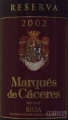 卡塞里侯爵酒莊珍藏紅葡萄酒(Marques de Caceres Reserva, Rioja DOCa, Spain)