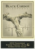 黑色警戒線珍藏里奇園霞多麗白葡萄酒（俄羅斯河谷）(Black Cordon Vineyards Ritchie Vineyard Chardonnay, Russian River Valley, USA)