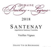 巴舍-勒格羅酒莊（桑特奈村）老藤紅葡萄酒(Domaine Bachey-Legros Santenay Vieilles Vignes, Cote de Beaune, France)