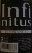 永恒酒莊丹魄赤霞珠混釀葡萄酒(Infinitus Tempranillo-Cabernet Sauvignon (vino de la tierra de castilla))