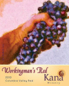 卡納酒莊勞動(dòng)者干紅葡萄酒(Kana Winery Workingman's Red, Columbia Valley, USA)