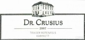 Dr. Crusius Traiser Rotenfels Riesling Kabinett, Nahe, Germany