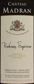 曼紅酒莊紅葡萄酒(Chateau Madran, Bordeaux Superieur, France)